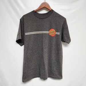 Santa‎ Cruz Classic Dot T Shirt Tee Skateboard Charcoal Med *read